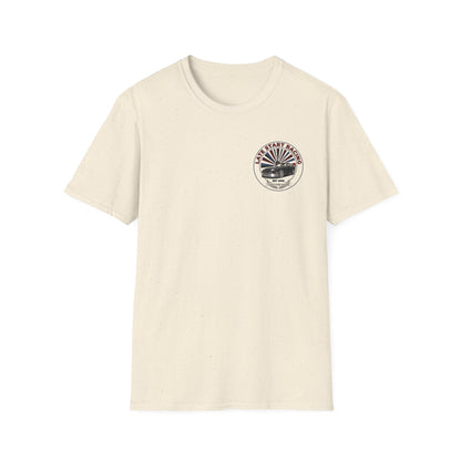 Asphalt Alliance Car Club Tee — Retro Racing Graphic, "Asphalt Alliance" Chest & Back Print