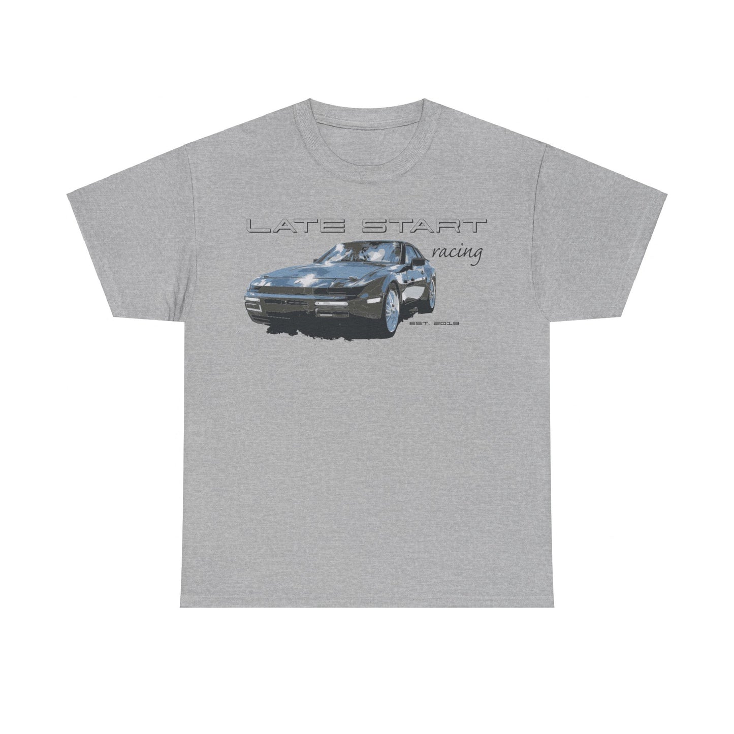 OG Late Start Racing 944T Script, Unisex Shop Tee