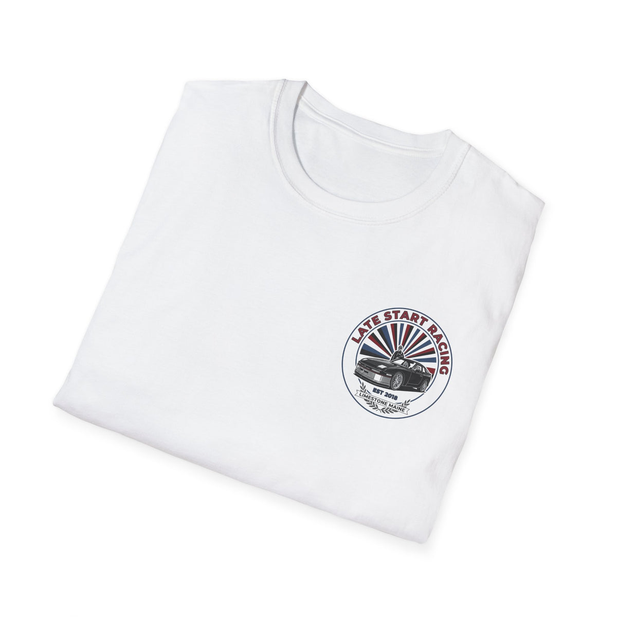 Asphalt Alliance Car Club Tee — Retro Racing Graphic, "Asphalt Alliance" Chest & Back Print