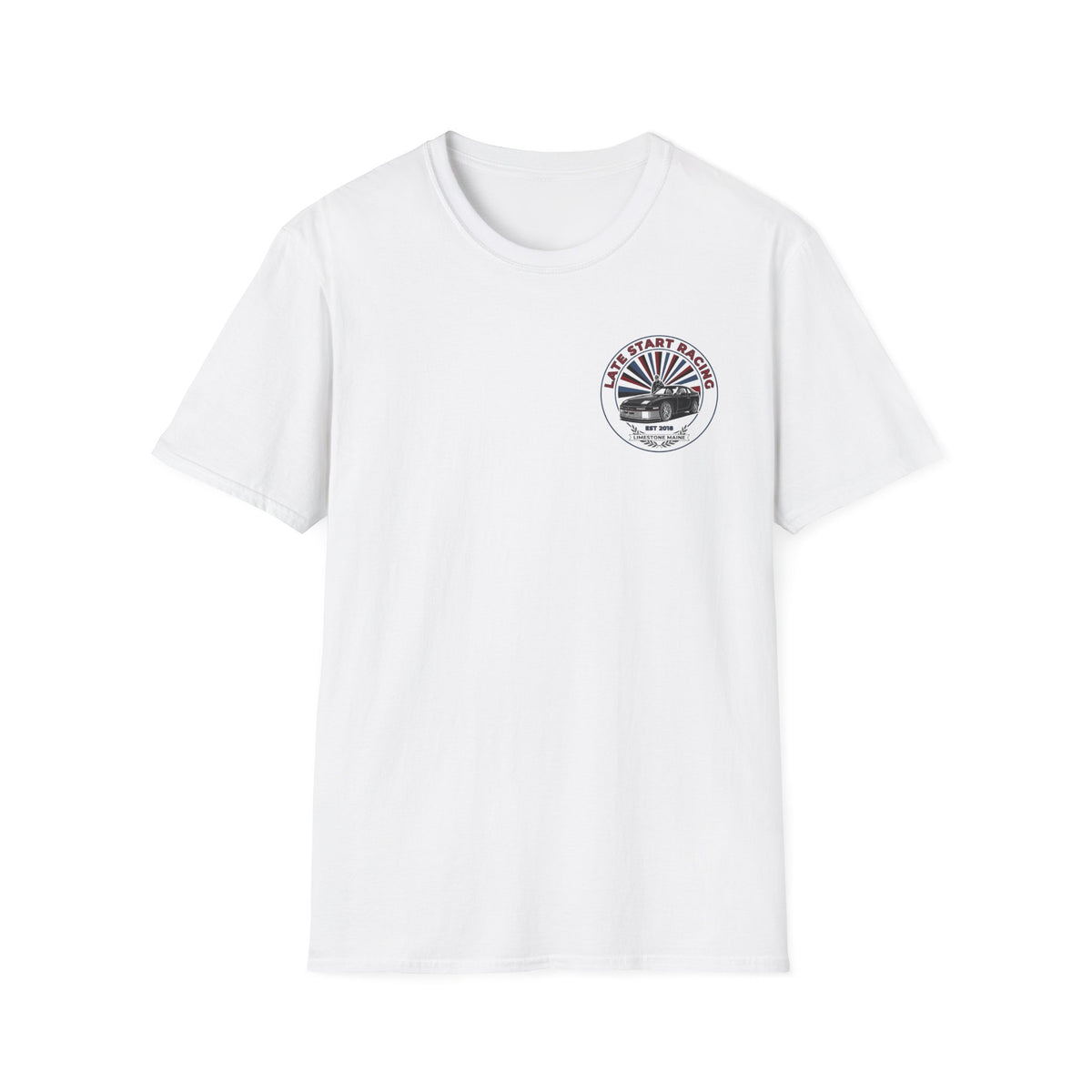 Asphalt Alliance Car Club Tee — Retro Racing Graphic, "Asphalt Alliance" Chest & Back Print