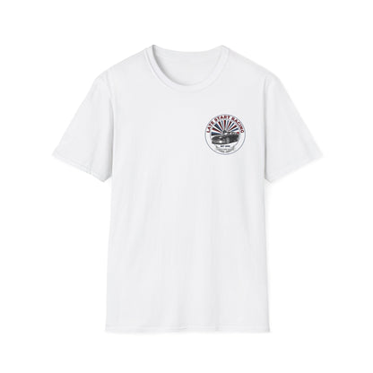 Asphalt Alliance Car Club Tee — Retro Racing Graphic, "Asphalt Alliance" Chest & Back Print