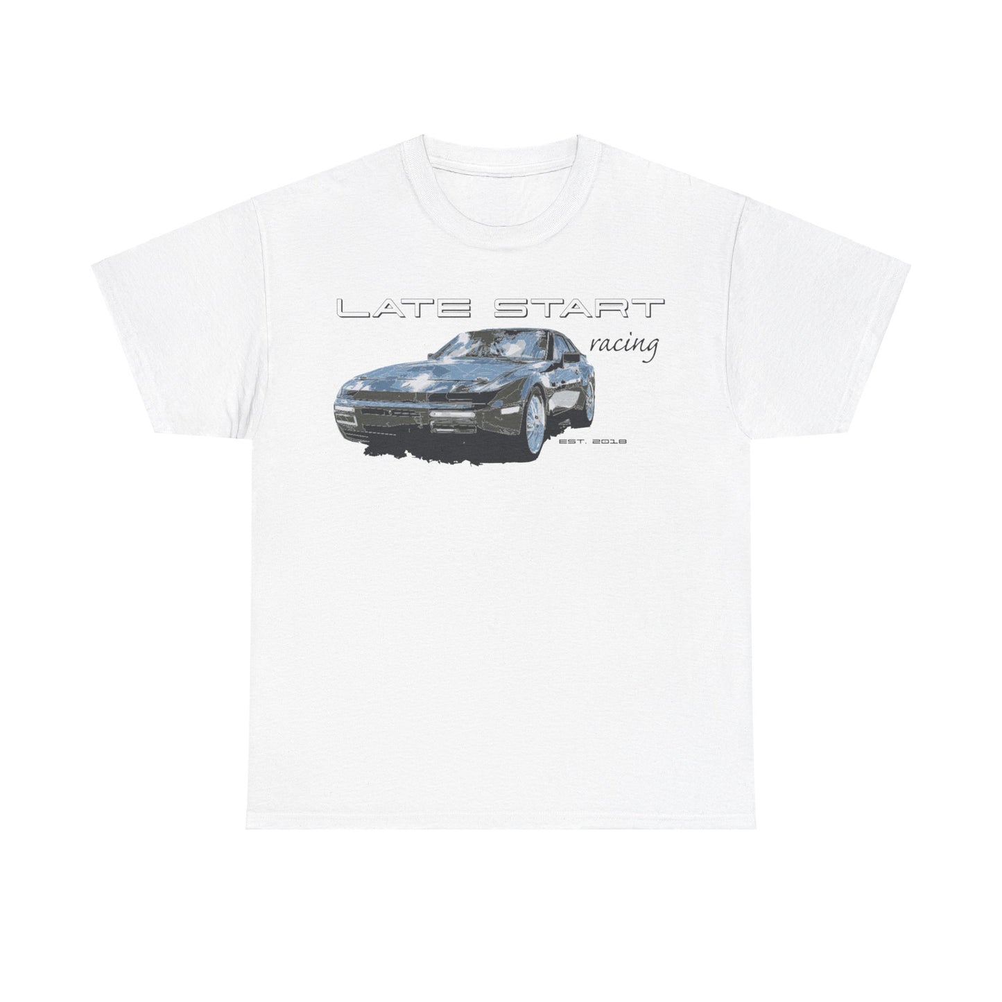 OG Late Start Racing 944T Script, Unisex Shop Tee